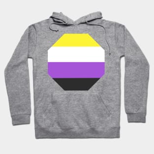 Nonbinary flag Hoodie